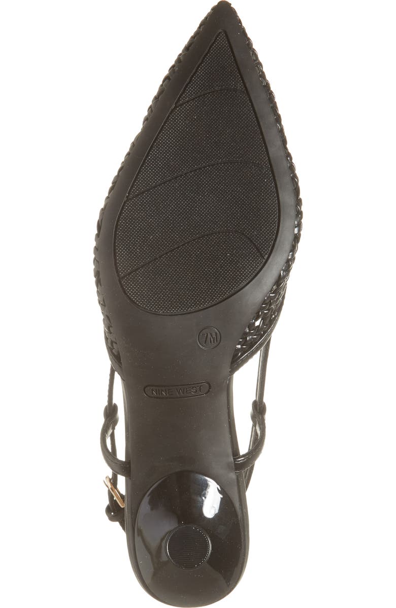 Nine West Rowen Pointed Toe Slingback Pump, Alternate, color,