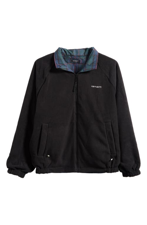 Carhartt Work In Progress Planer Water Repellent Reversible Canvas & Fleece Jacketr In Blue