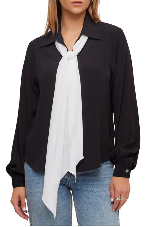 Sicily Detachable Scarf Tie Top