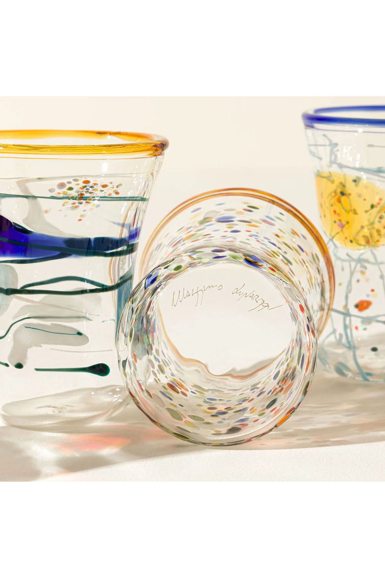 Goto Venetian Wine Glasses - Set of 6 by Massimo Lunardon, Alternate, color, Multicolor
