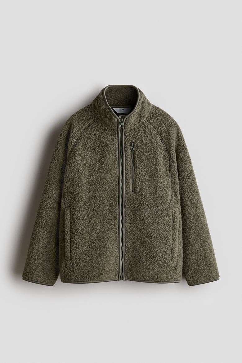 Teddy Jacket, Alternate, color, Khaki green
