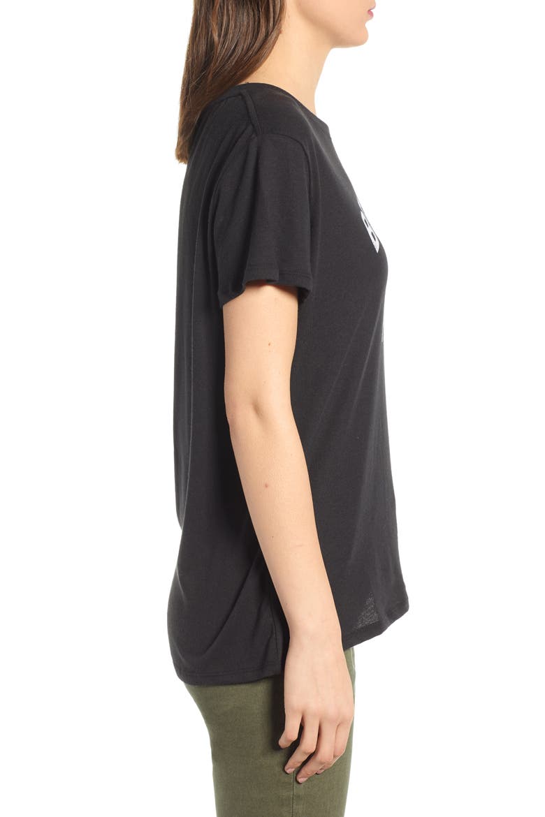 Be Brave & Kind Loose Tee, Alternate, color, BLACK