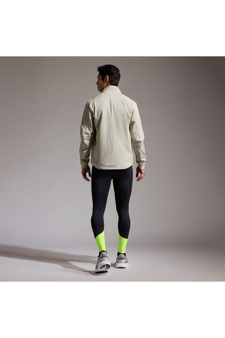 Concurve Thermo Hybrid Tight - Men's, Alternate, color, Black/Neon Yellow