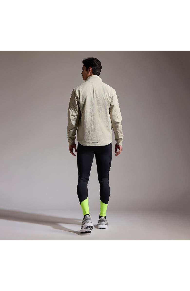 GOREWEAR Concurve Thermo Hybrid Tight - Men's, Alternate, color, Black/Neon Yellow
