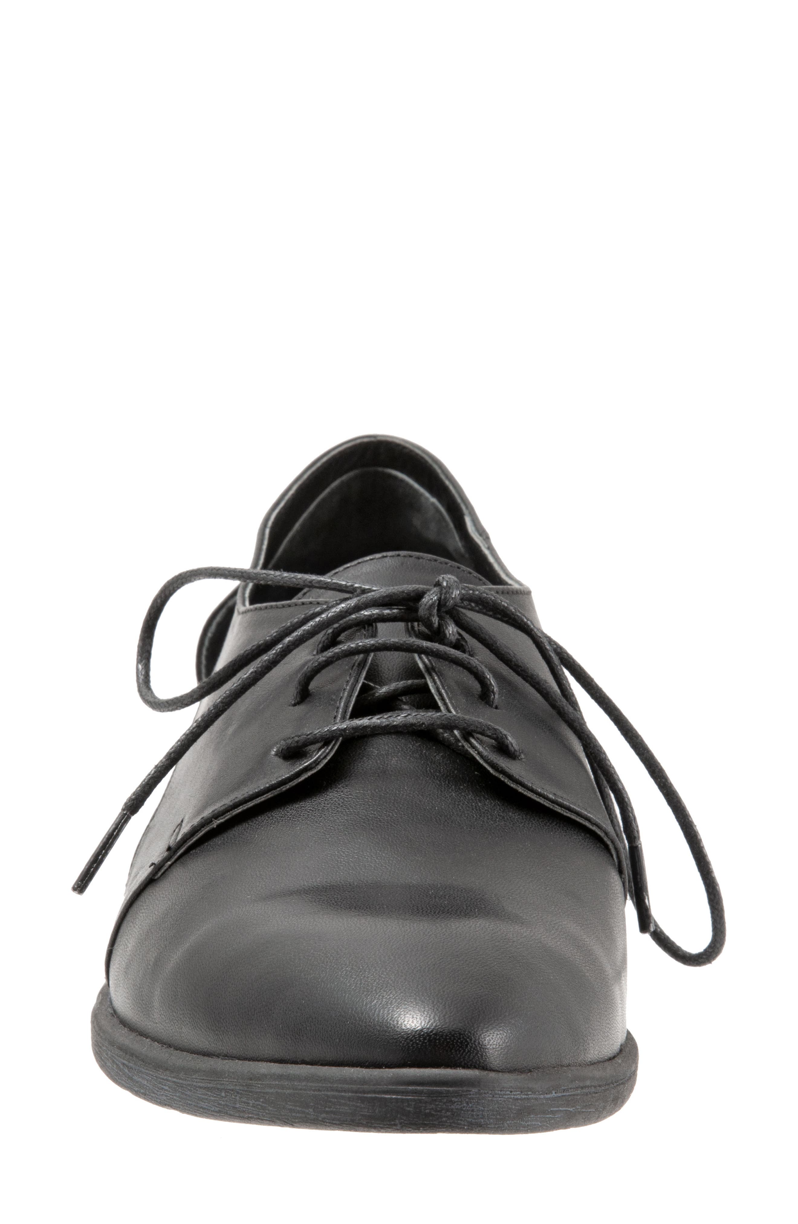 Olivia Derby Flat, Alternate, color, BLACK