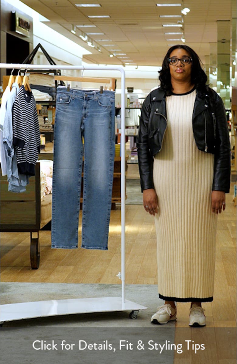 Sandra Low Rise Slim Straight Leg Jeans, sales video thumbnail