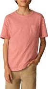 Faherty Kids' Sunwashed Organic Cotton Pocket Tee