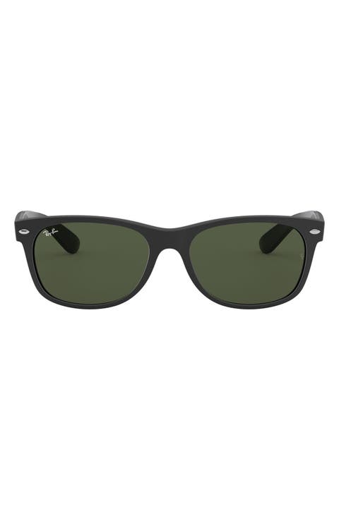 New Wayfarer 55mm Rectangular Sunglasses