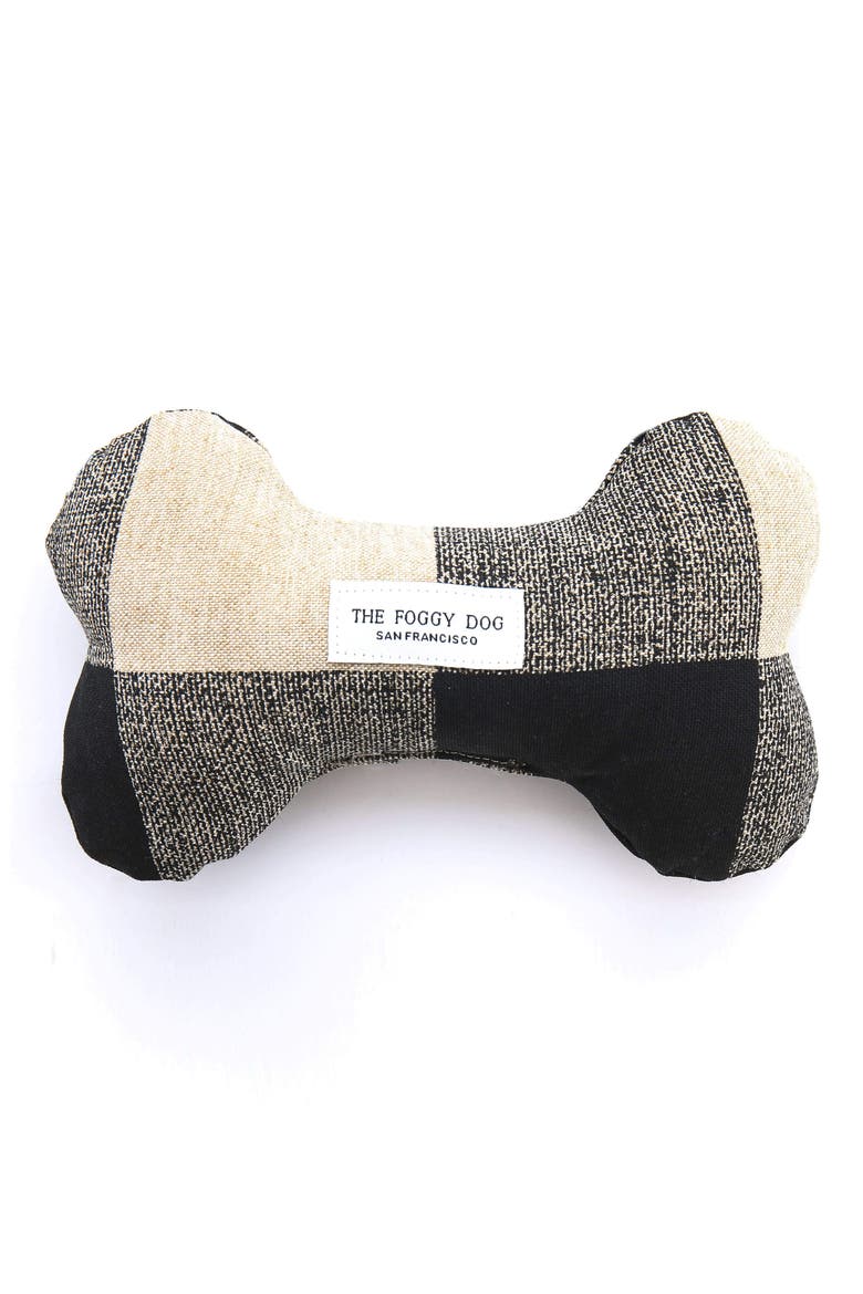 Buffalo Check Squeaky Dog Toy, Main, color, BUFFALO CHECK