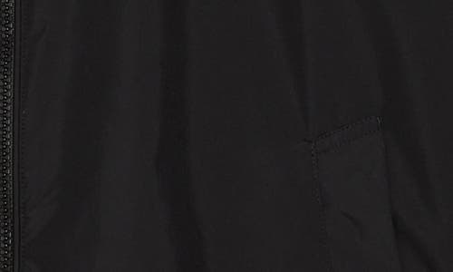 Save The Duck Water Resistant Windbreaker Bomber Jacket In Black