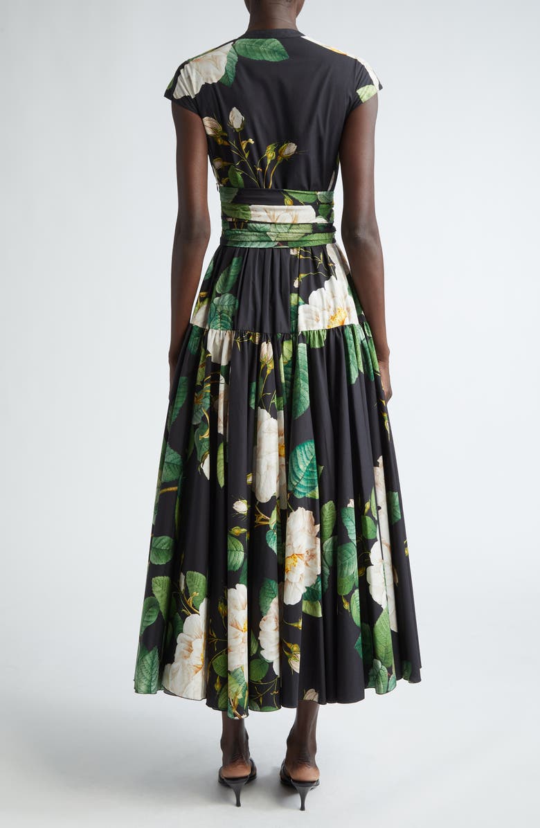 Giambattista Valli Giant Bloom Print Maxi Dress, Alternate, color,