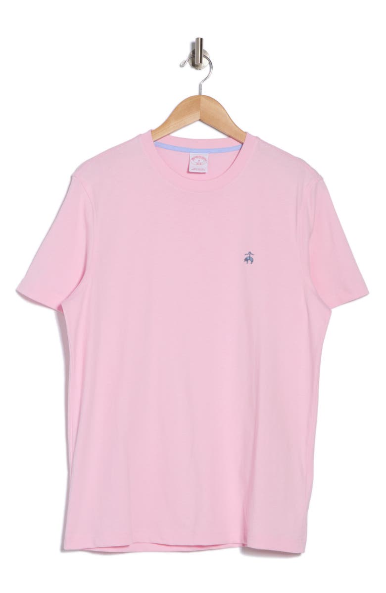 Brooks Brothers Solid Cotton Jersey T-Shirt, Alternate, color, Sweet Dreams