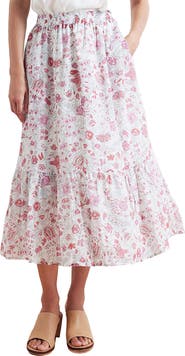 Paneros Clothing Wren Tiered Midi Skirt