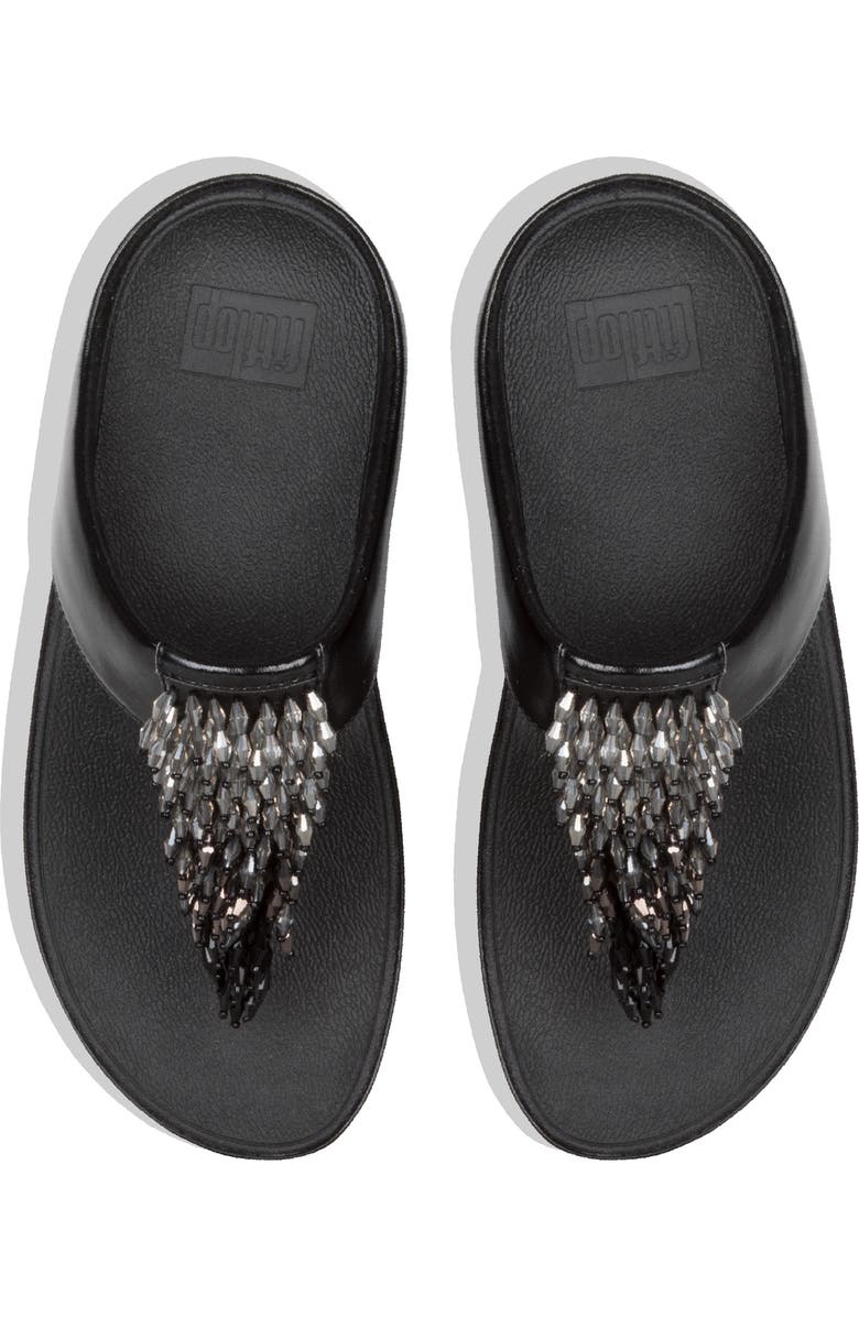 FitFlop Rumba Ombré Bead Wedge Sandal, Alternate, color,