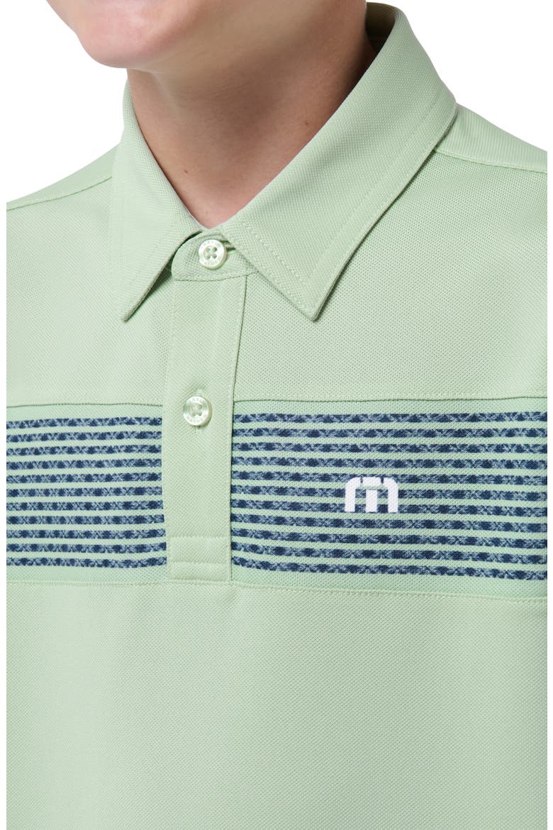 Y River Boat Cruise Polo, Alternate, color, AQUA FOAM