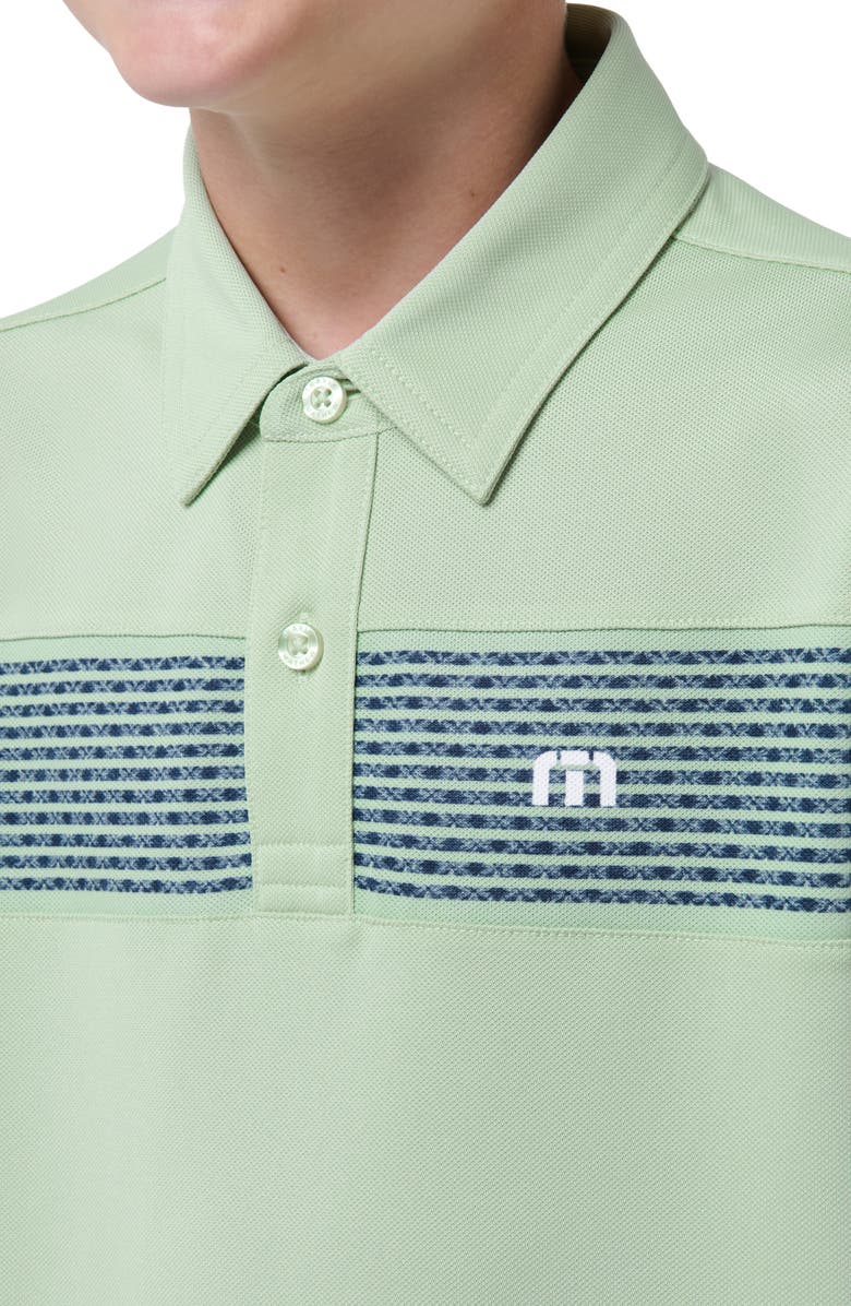 TravisMathew Y River Boat Cruise Polo, Alternate, color, Aqua Foam