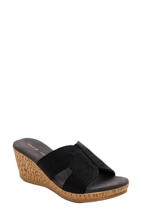 Mule wedge slippers hotsell