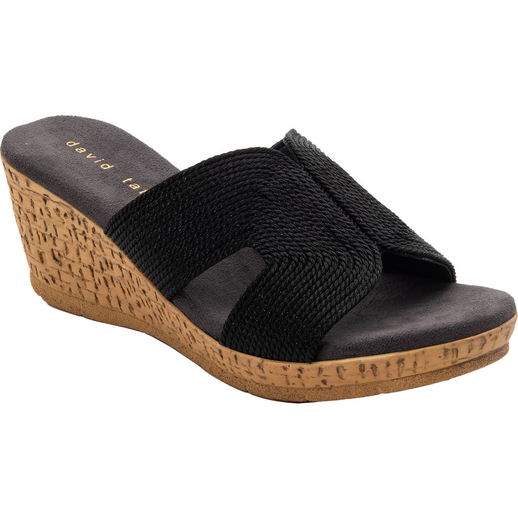 David Tate Vibe Wedge Slide Sandal