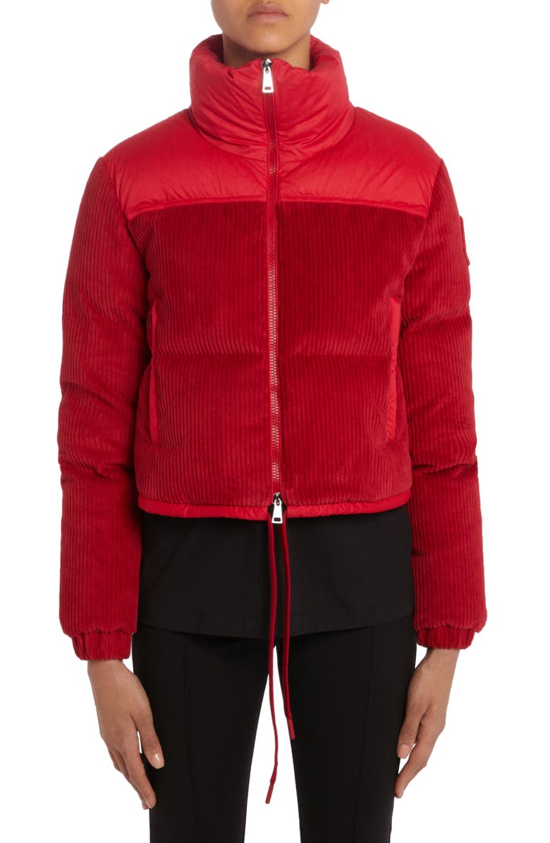 Moncler Waitaki Mixed Media Down Puffer Jacket, Main, color,
