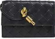 Bottega Veneta Andiamo Slip Intrecciato Leather Zip Card Case