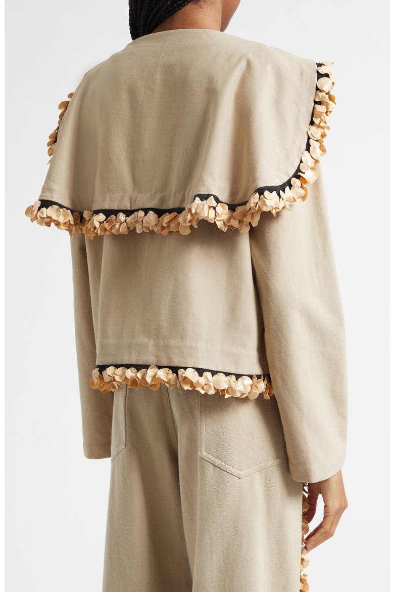Band Crop Jacket, Alternate, color, KHAKI