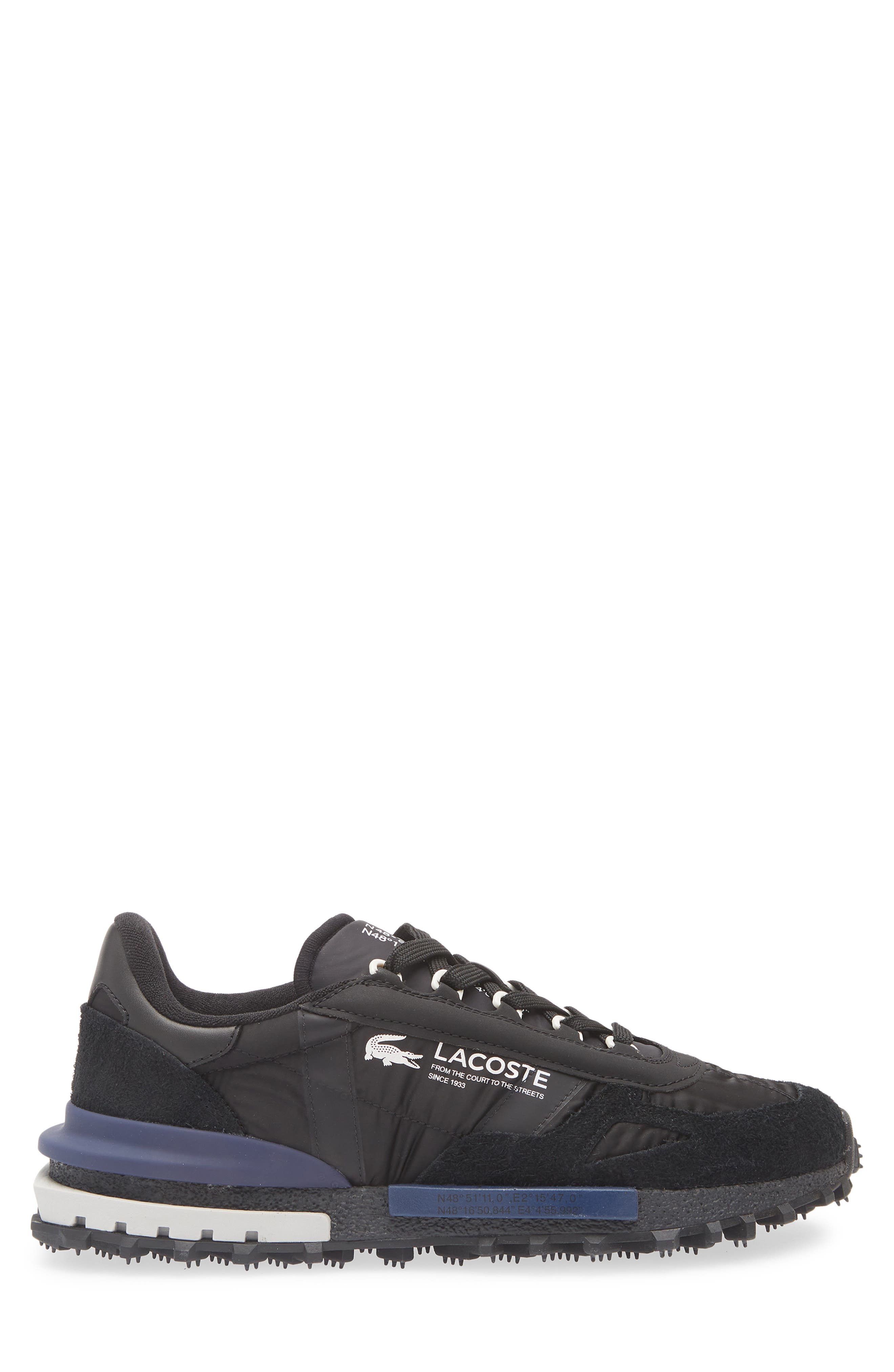 Lacoste Elite Active 22 Sneaker, Alternate, color, Black/ Navy
