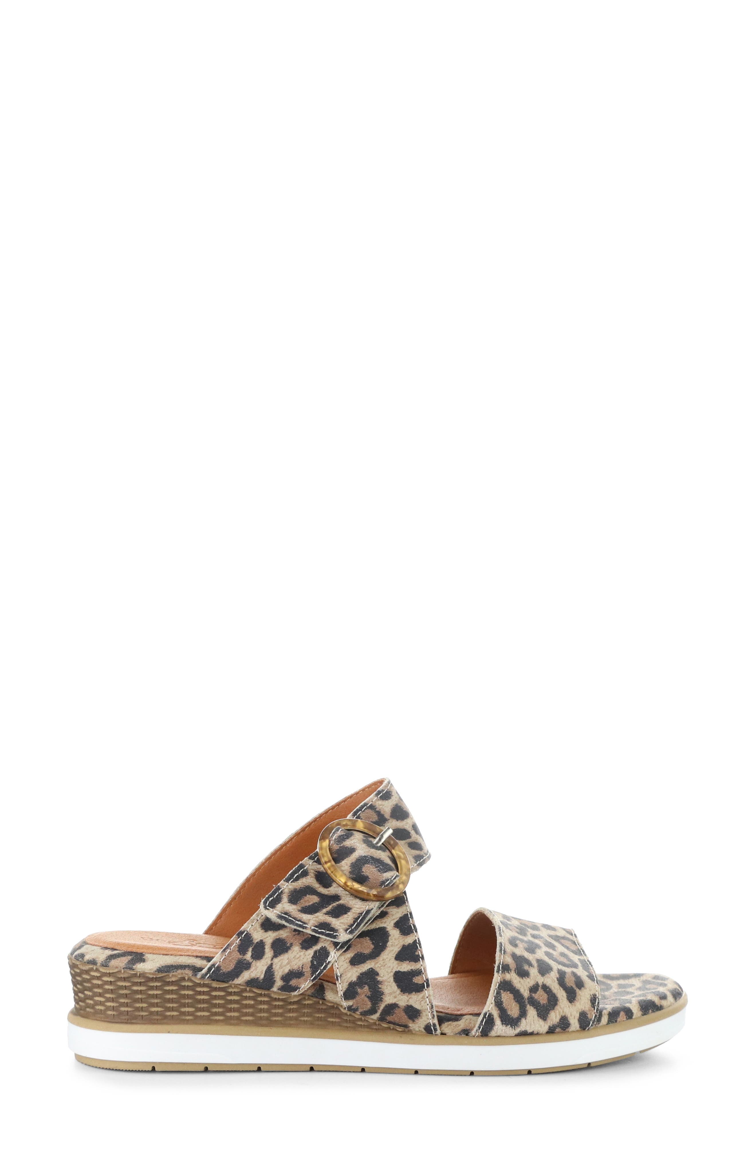 Asha Wedge Sandal, Alternate, color, LEOPARD