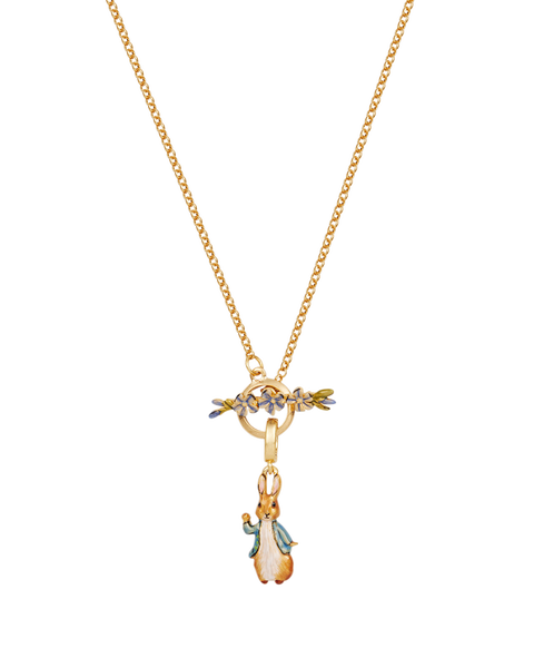 x Peter Rabbit Forget Me Not Toggle Necklace