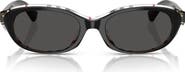 Burberry 55mm Oval Sunglasses