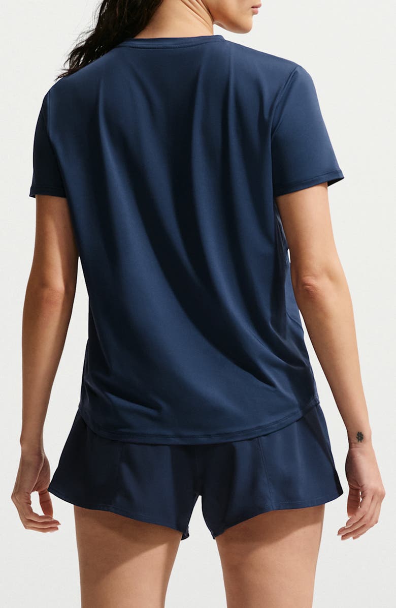 Nike One Classic Dri-FIT Training Top, Alternate, color, Midnight Navy/ White