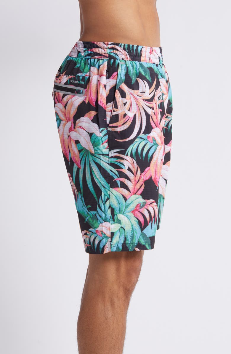 Tommy Bahama Monterey Coast Midnight Tropic Swim Trunks, Alternate, color,