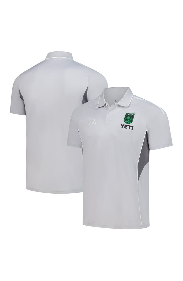 adidas Men's adidas Silver Austin FC 2025 Training Polo, Main, color, Silver
