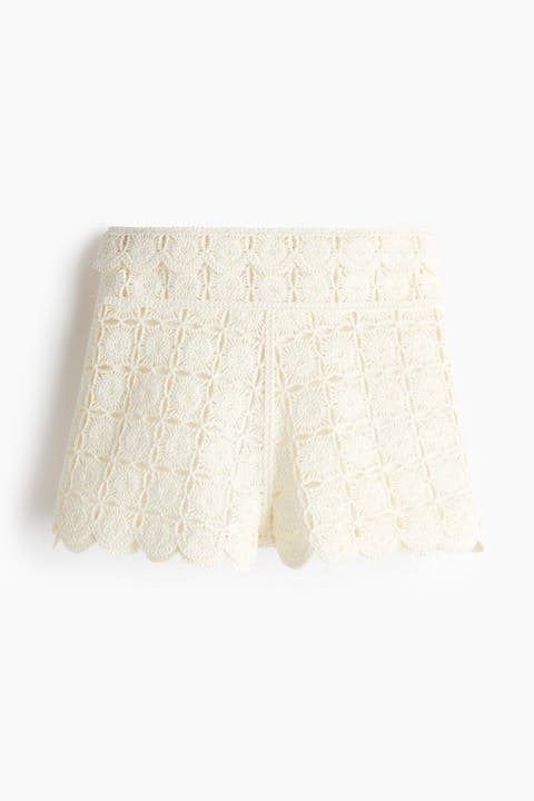 Crochet-look Shorts