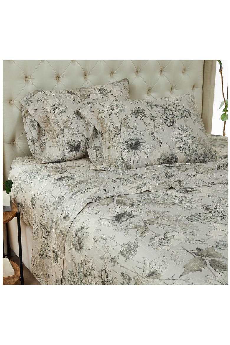 Skye Collection Extra Deep Cotton Sheet Set, Alternate, color, NATURAL