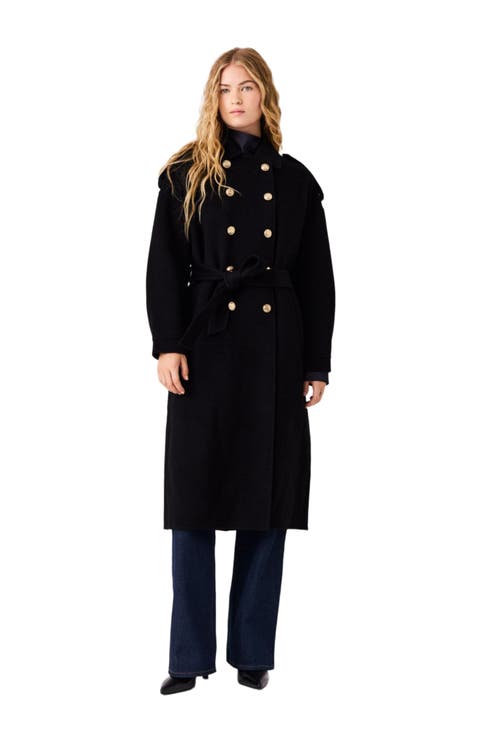 Long double-faced coat