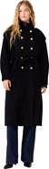 maje Long double-faced coat