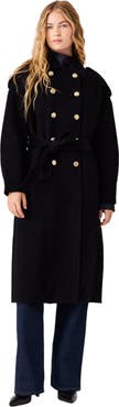 maje Long double-faced coat