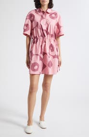 Marimekko Katkelma Unikko Cotton Poplin Shirtdress
