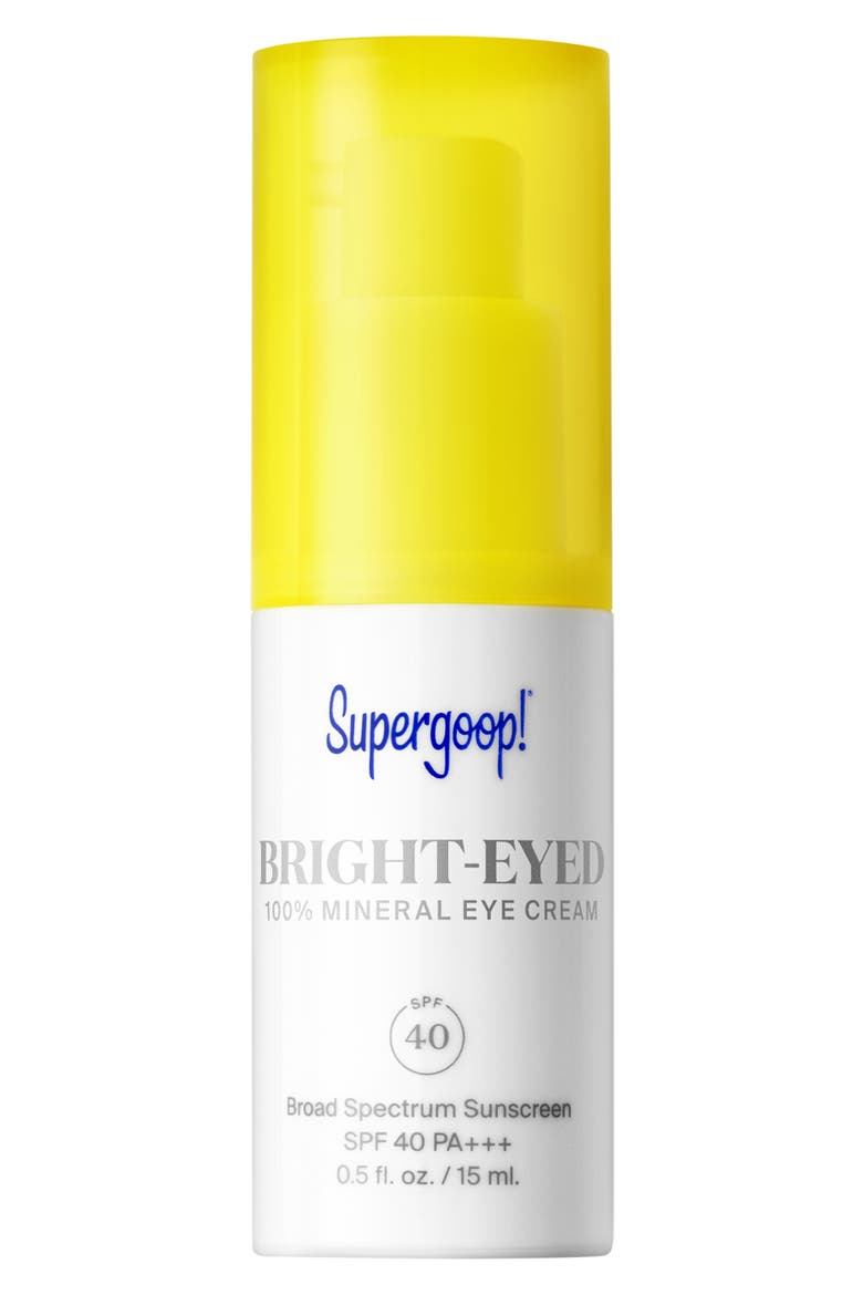 Supergoop! Bright-Eyed Mineral Eye Cream Broad Spectrum SPF 40 Sunscreen, Main, color, NO COLOR