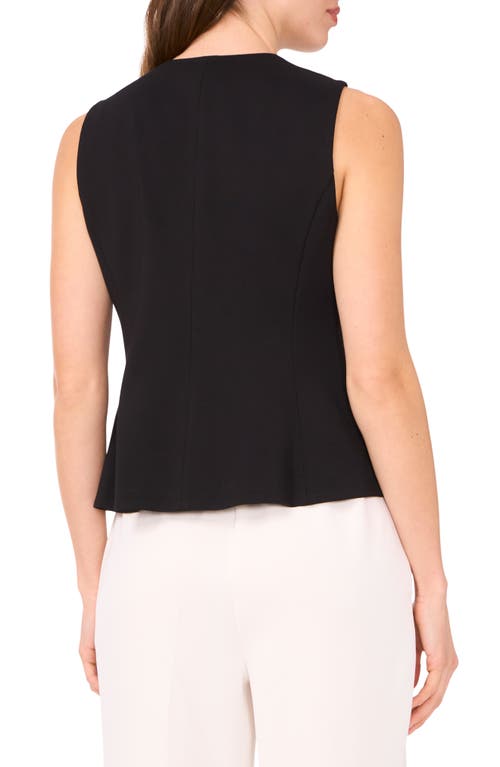 Halogen ® Button-up Vest In Black