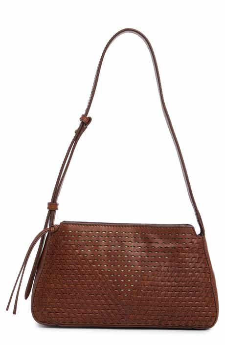 Jennie Woven Leather Shoulder Bag