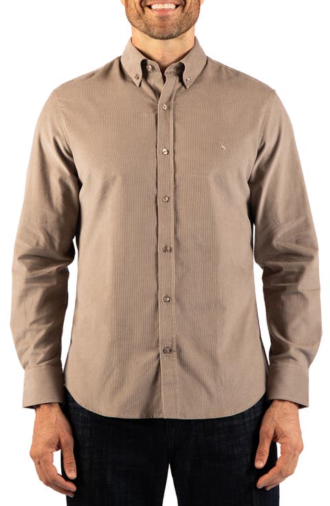 Corduroy Button-Up Shirt