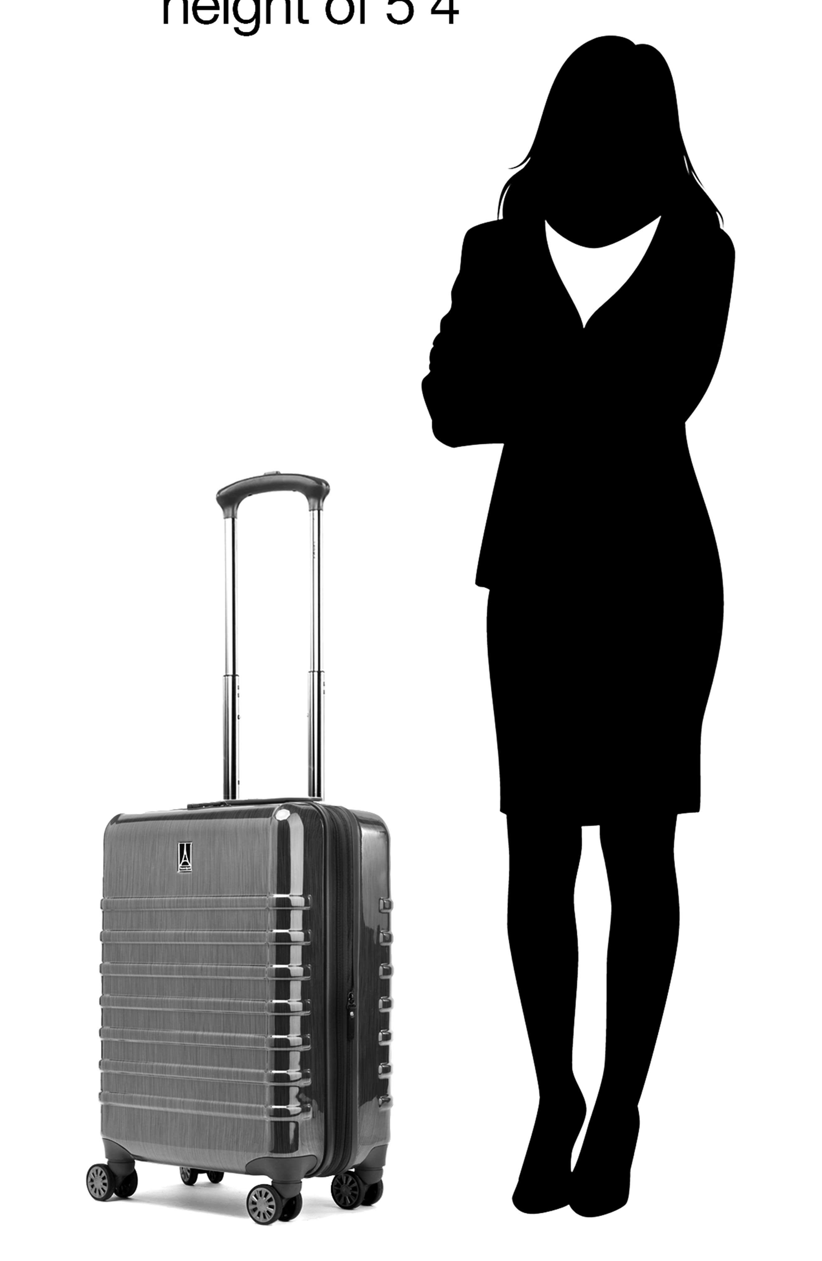 TRAVELPRO Rollmaster<sup>™</sup> Lite 2 20-Inch Expandable Hardside Spinner Luggage, Alternate, color, Black