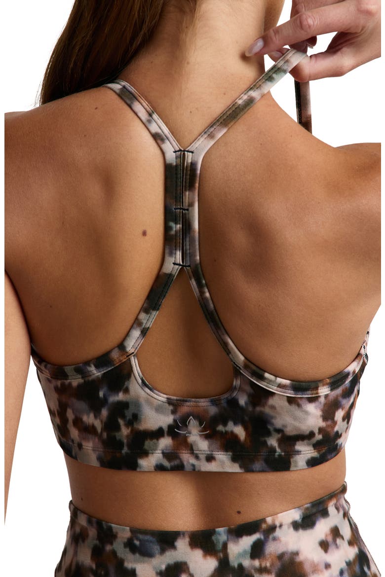 Softmark Slim Racerback Sports Bra, Alternate, color, DAPPLED ROAN