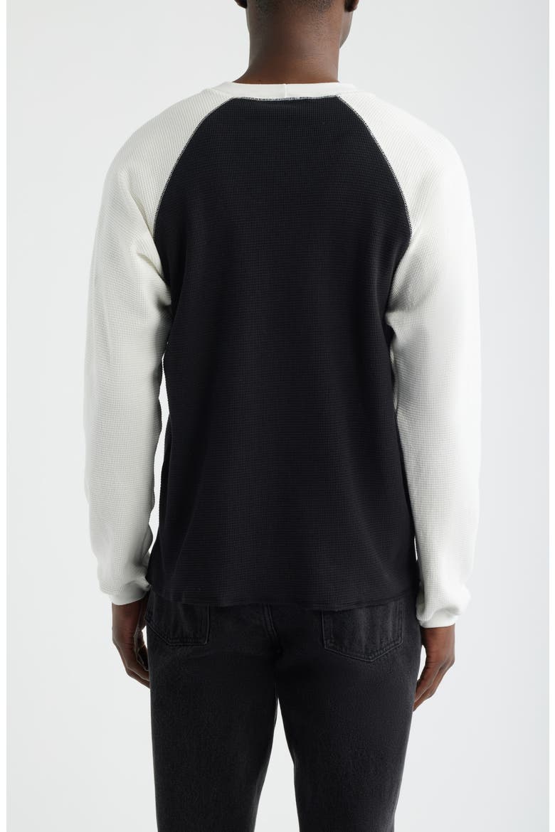 Spring Training Thermal Raglan Sleeve T-Shirt, Alternate, color, VINTAGE BLACK/ OFF W