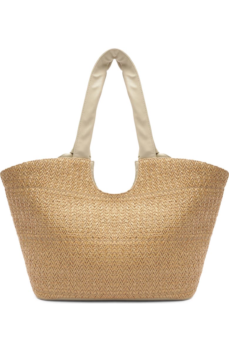 Arezzo Large Carmela Shopper Bag, Alternate, color, Natural/ Panacota