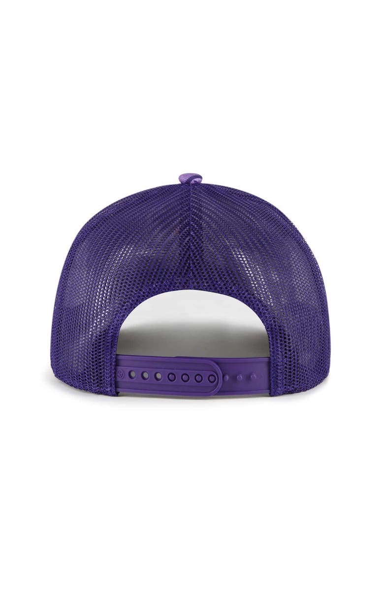 '47 Men's '47 Purple Minnesota Vikings Fiji Trucker Adjustable Hat, Alternate, color,