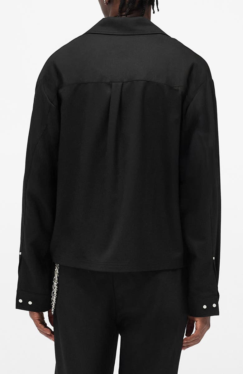 Represent Zip-Up Jacket, Alternate, color, Jet Black