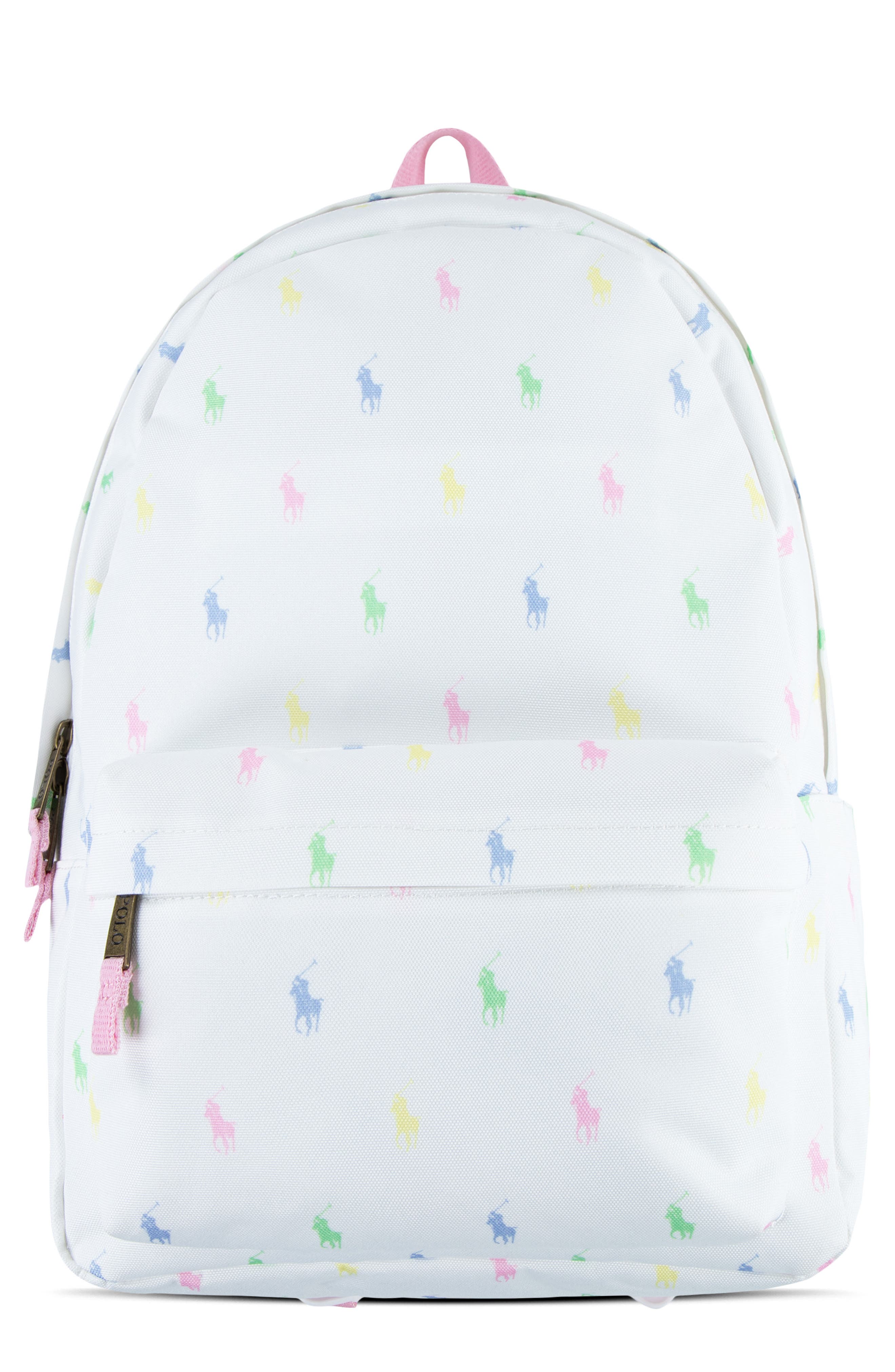Ralph Lauren Kids' Logo Backpack, Main, color, 