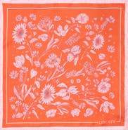 Liberty London Mono Muse Silk Square Scarf